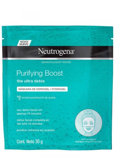 Máscara de Hidrogel Neutrogena Purified Skin Purifying Boost 30g
