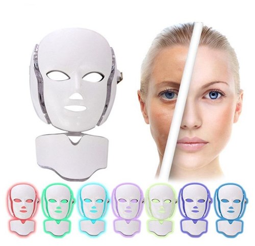 Mascara de Led 7 Cores Facial e Pescoço | FRETE GRÁTIS / NO GIFT BOX