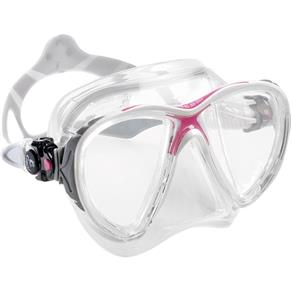 Mascara de Mergulho Cressi Eyes Evolution Crystal Clear - Rosa/Transparente