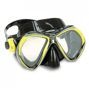Máscara de Mergulho Fun Dive Onix - Amarelo/Preto