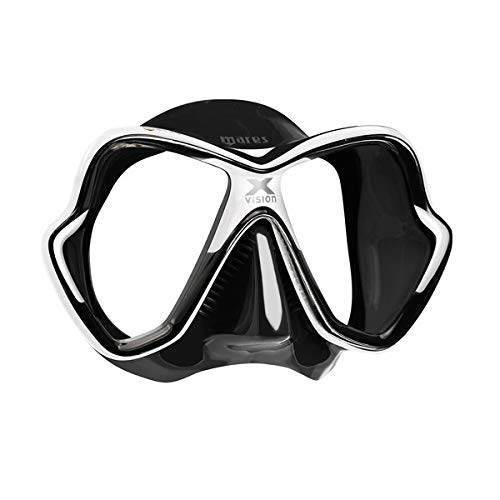 Máscara de Mergulho Mares X-Vision - Preto e Branco