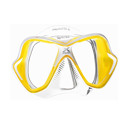 Máscara de Mergulho Mares X-Vision Ultra Liquidskin - Amarelo