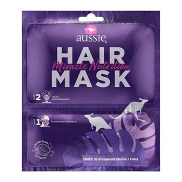 Máscara de Nutrição Aussie Hair Mask 30ml + Touca