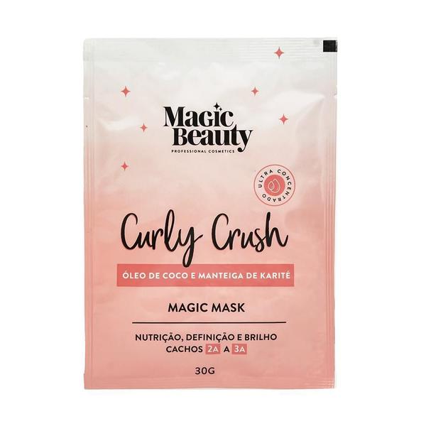 Mascara de Nutricao, Definicao e Brilho dos Cachos (curvatura 2a a 3a) Curly Crush Magic Beauty 30g