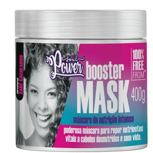 Máscara de Nutrição Intensa Booster Mask - Soul Power 400gr