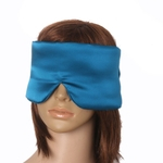 Máscara de olho de grandes dimensões Capa de sombra de olhos vendada azul pavão