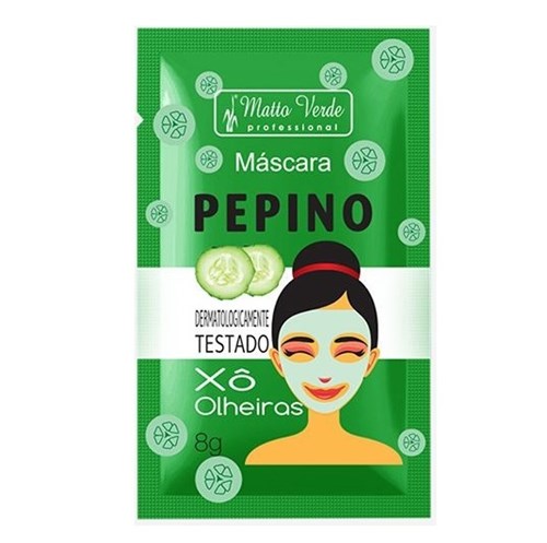 Máscara de Pepino Matto Verde Xô Olheiras- Kit C/ 10 Unid