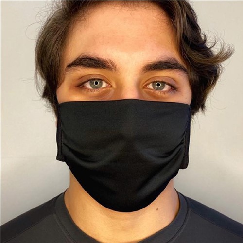 Máscara de Proteção Curtlo Unissex Kit com 10 Máscaras Preto