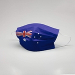 Máscara de Proteção Facial Dupla Tecido c/ Forro TNT Lavável Reutilizável Australia