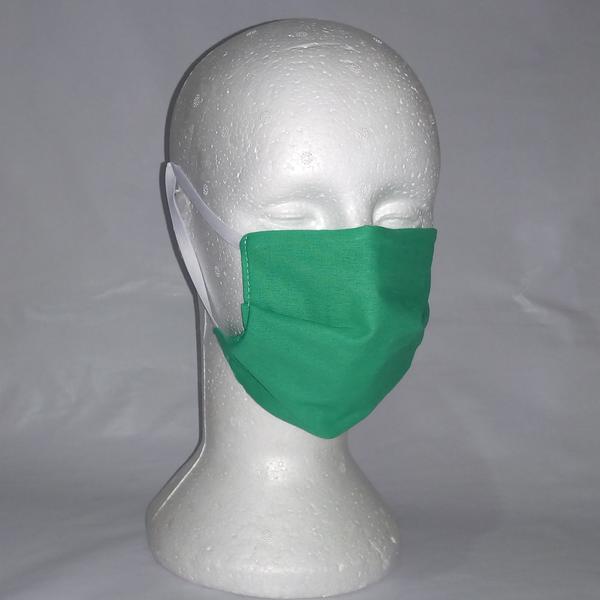 Máscara de Proteção Facial em Tecido Dupla Face Azul Tamanhos M ou G - 1 Unidade - Ninelai