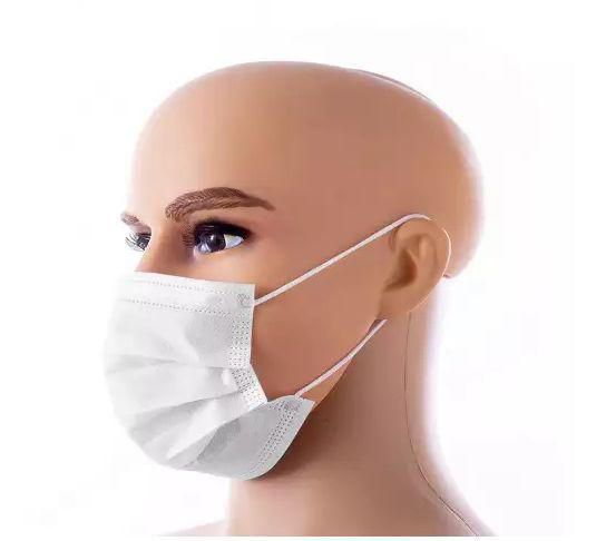 Máscara de Proteção Facial Tnt Descatável KIT C/ 5 UNIDADES - Dom