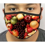 Máscara de Proteção Lavável Frutas
