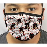 Máscara de Proteção Lavável Gatos