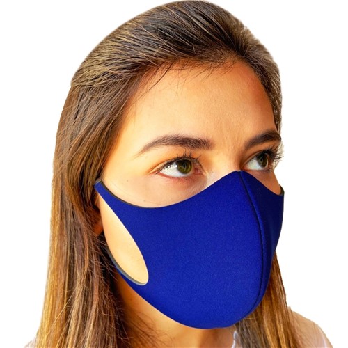 Máscara de Proteção Lavável Ninja Feminino(G) Azul Claro