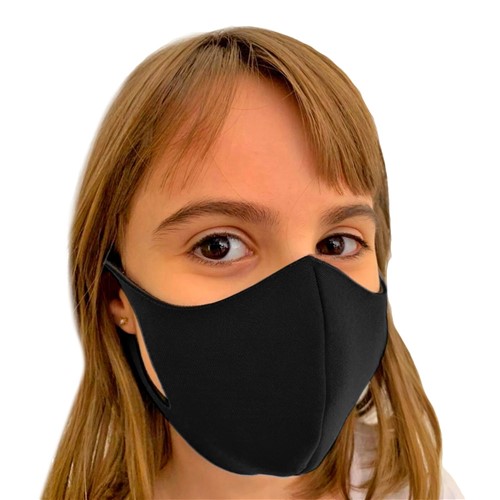 Máscara de Proteção Lavável Ninja Infantil(P) Preto