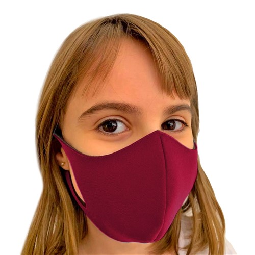 Máscara de Proteção Lavável Ninja Infantil(P) Rosa Escuro