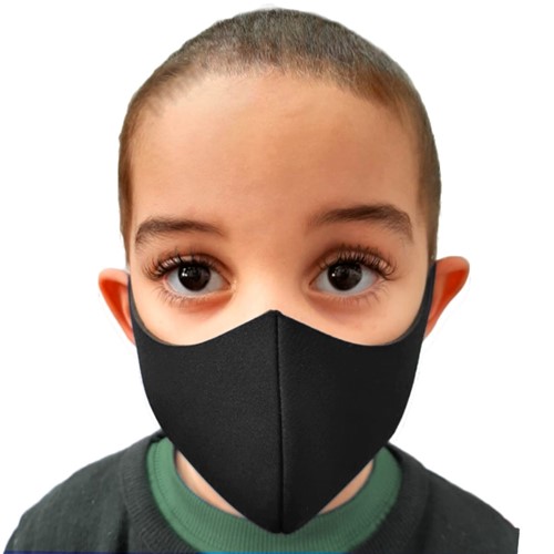 Máscara de Proteção Lavável Ninja Infantil(PP) Preto