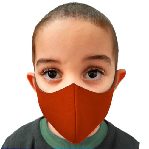 Máscara de Proteção Lavável Ninja Infantil(PP) Vermelho