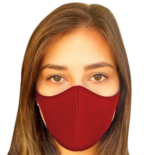 Máscara de Proteção Lavável Ninja (M) Vermelho