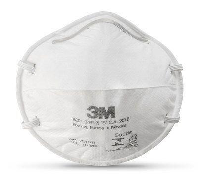 Máscara de Proteção Respiratória PFF2 8801H 3M - Unidade