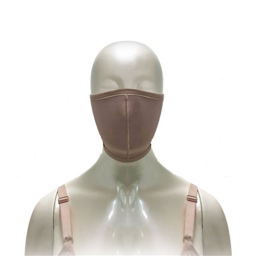 Máscara de Proteção Reutilizável Tecido Duplo Lavável Nude Biobela 6pçs