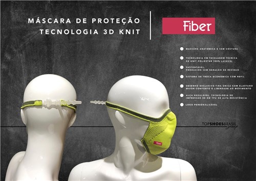 Máscara de Proteção Tecnologia 3d Knit