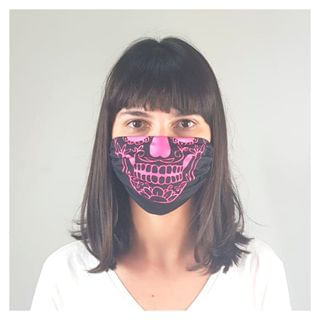 Máscara de Proteção UV Line Caveira Mexicana 1 Un
