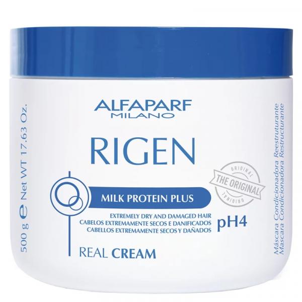 Máscara de Reconstrução Alfaparf Rigen 500 Gr Milk Protein Plus