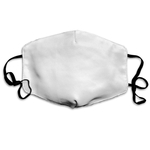 Máscara de Tecido Branco para Proteção Facial - Pacote com 6 Unidades