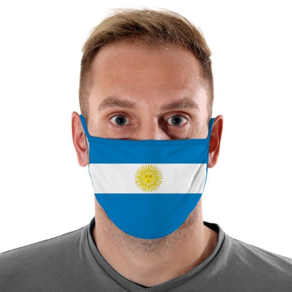 Máscara de Tecido com 4 Camadas Lavável Adulto - Argentina - Mask4all