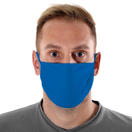 Máscara de Tecido com 4 Camadas Lavável Adulto -Azul - Mask4all