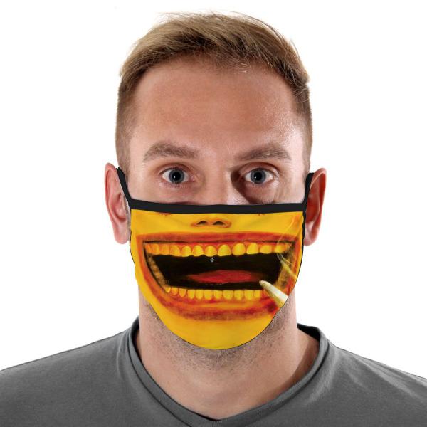 Máscara de Tecido com 4 Camadas Lavável Adulto - Bocão - Mask4all