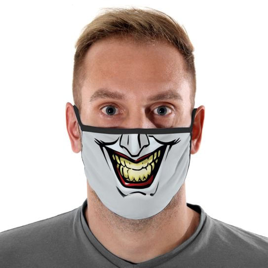 Máscara de Tecido com 4 Camadas Lavável Adulto - Coringa - Mask4all