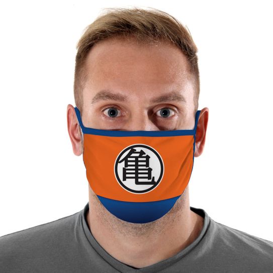 Máscara de Tecido com 4 Camadas Lavável Adulto - Dragon Ball Z - Mask4all
