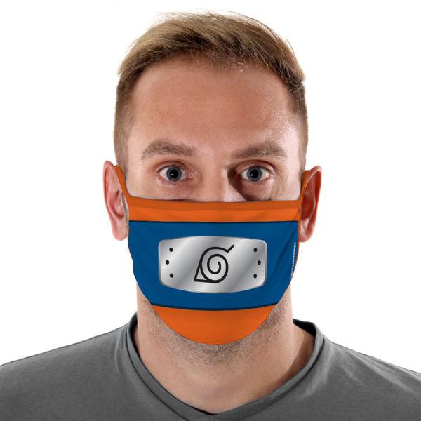 Máscara de Tecido com 4 Camadas Lavável Adulto - Naruto - Mask4all