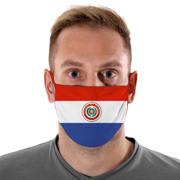 Máscara de Tecido com 4 Camadas Lavável Adulto - Paraguai - Mask4all