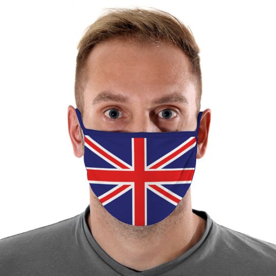 Máscara de Tecido com 4 Camadas Lavável Adulto - Reino Unido - Mask4all