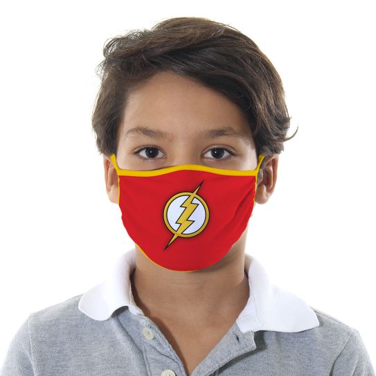 Máscara de Tecido com 4 Camadas Lavável Infantil - Flash - Mask4all M