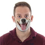 Máscara de Tecido Dupla Camada Lavável Adulto - Dog Dog - Funny Faces