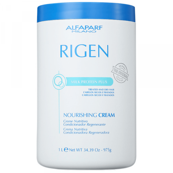 Máscara de Tratamento Alfaparf Rigen Milk Protein Plus Nourishing Cream - 1Kg - Alfaparf Milano