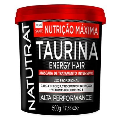 Máscara de Tratamento Intensivo Skafe Natutrat Taurina Energy Hair - 500g