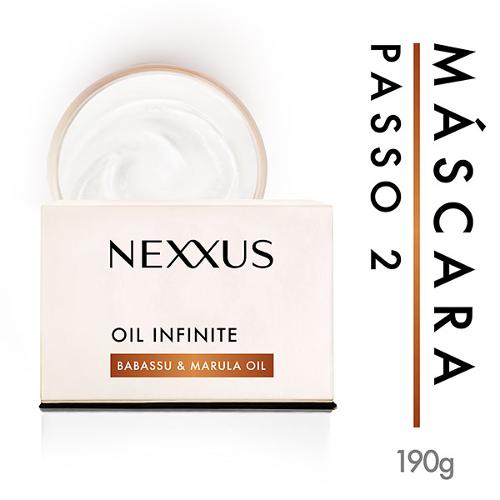 Máscara de Tratamento Nexxus Oil Infinite para Redução de Frizz - Passo 2