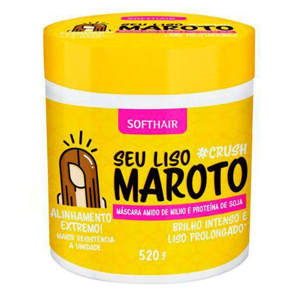 Máscara de Tratamento Soft Hair Seu Liso Maroto 520g