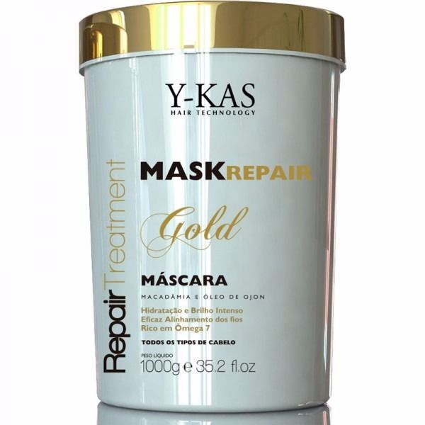 Máscara de Tratamento Ykas Gold Mask Repair 1kg