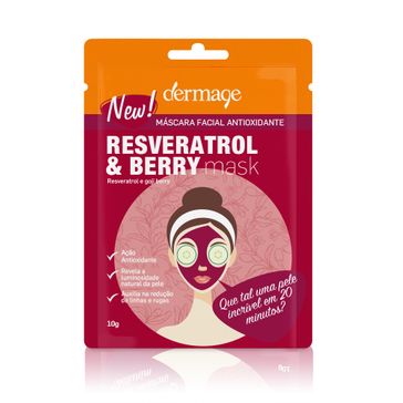 Máscara Dermage Resveratrol & Berry Mask 10mg