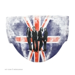 Máscara Dupla Pop Rock The Beatles England Kit c/ 3