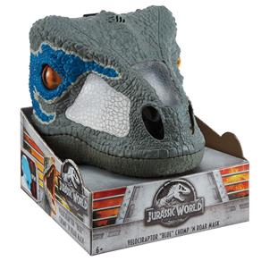 Máscara Eletrônica - Jurassic World 2 - Velociraptor - Mattel - Cinza