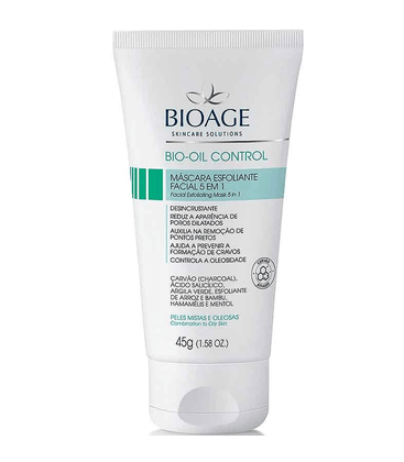 Mascara Esfoliante Bioage Bio Oil Control 5 em 1 45g