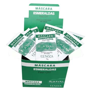 Máscara Esmeraldas Peel Off Linha Raridades Fenzza FZ38012 – Box C/ 50 Unid