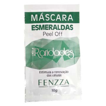 Máscara Esmeraldas Peel Off Linha Raridades Fenzza FZ38012 – Pcte C/ 10 Unid